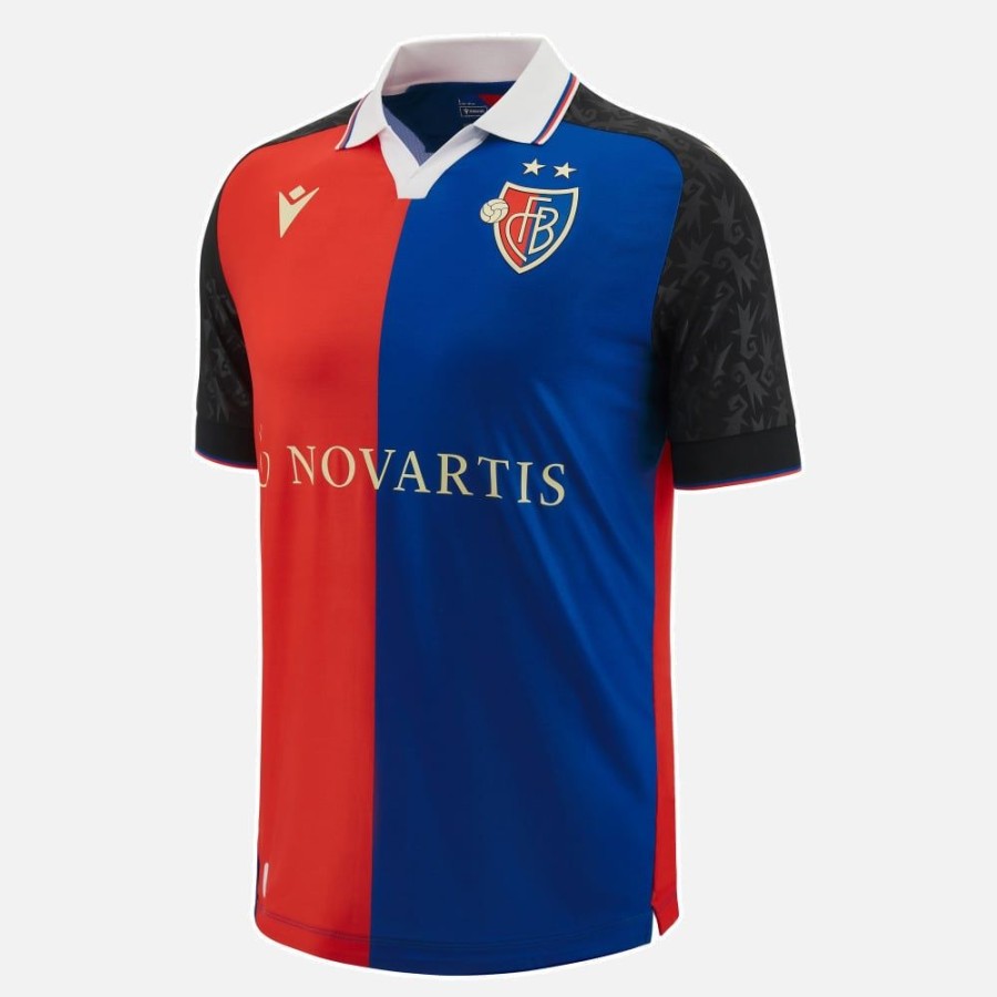 Tenues De Match Officielles Macron Fc Bale 1893 | Maillot De Match Domicile Adulte Fc Basel 1893 2023/24