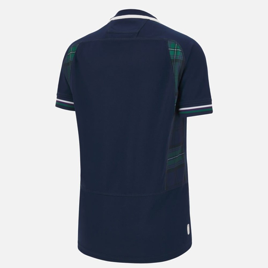 Tenues De Match Officielles Macron Ecosse Rugby | Maillot Replique De Match Domicile Poly Femme Rugby World Cup 2023 Ecosse Rugby