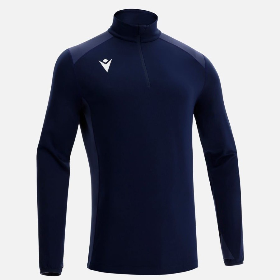 Sports D'Equipe Macron Survetements D'Entrainement | Iolite 1/4 Zip Maillot | Vetements De Sport Techniques Macron