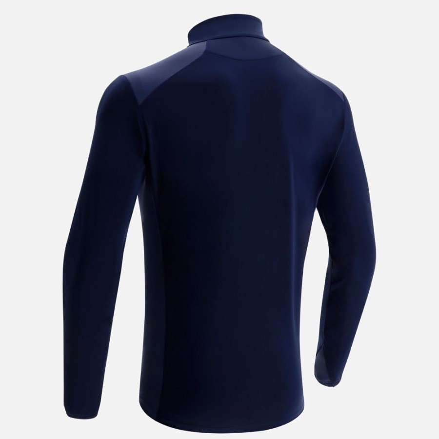 Sports D'Equipe Macron Survetements D'Entrainement | Iolite 1/4 Zip Maillot | Vetements De Sport Techniques Macron