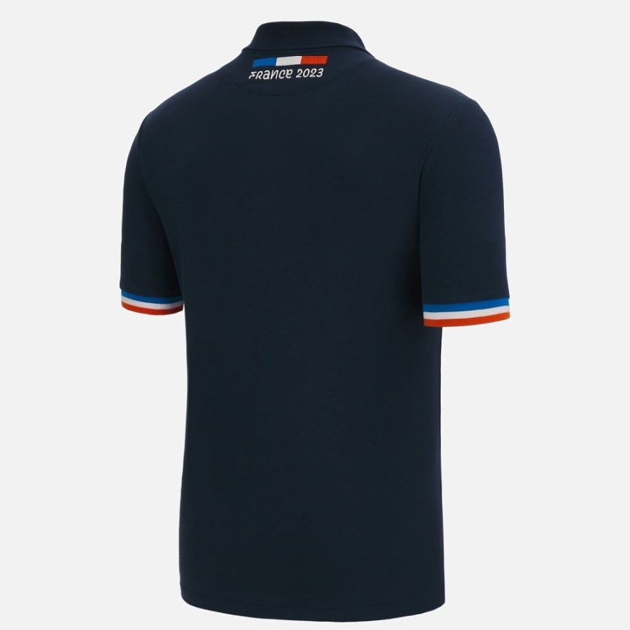 Tenues De Match Officielles Macron Rugby World Cup France 2023 | Polo Pique En Coton Adulte Rugby World Cup 2023