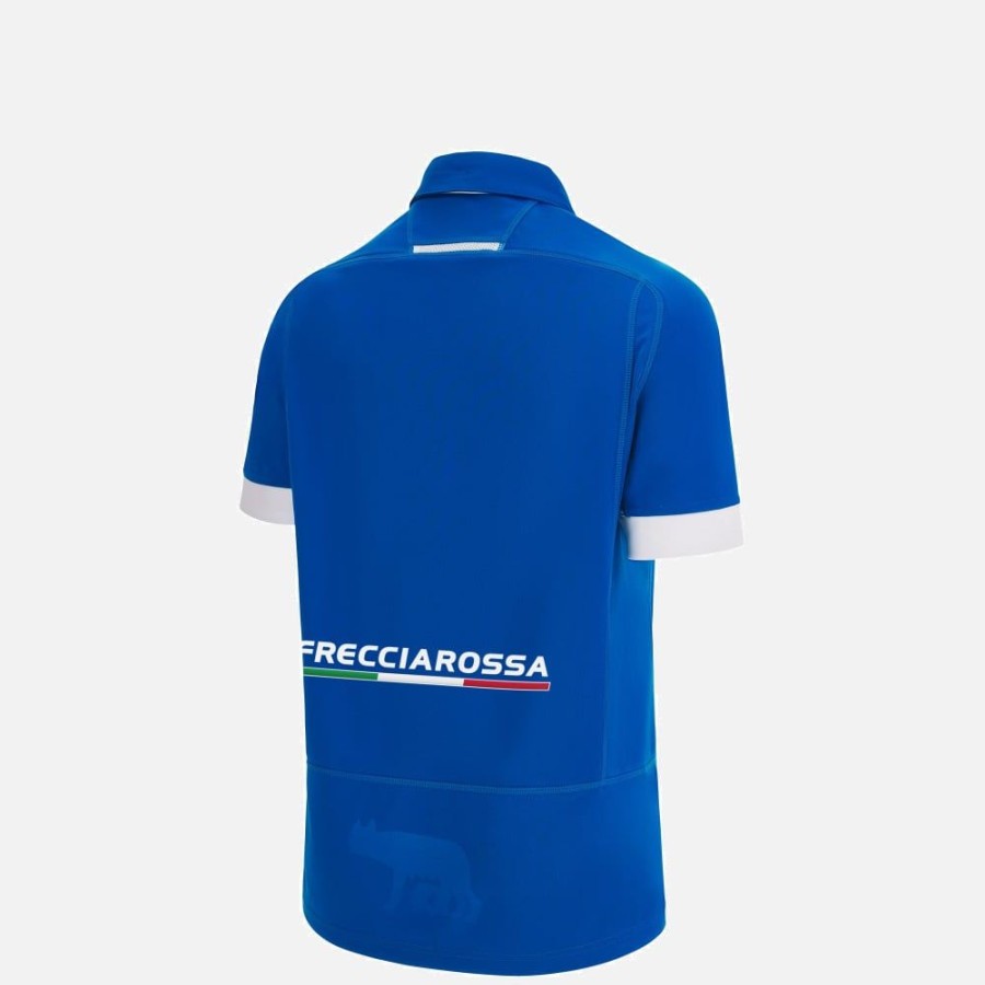 Tenues De Match Officielles Macron Federation Italienne De Rugby | Maillot De Match Domicile Replique Enfant Italia Rugby 2023/24