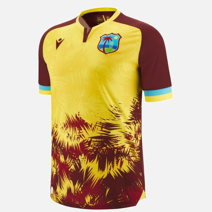 Tenues De Match Officielles Macron West Indies Cricket | Maillot T-20 West Indies Cricket 2023/24