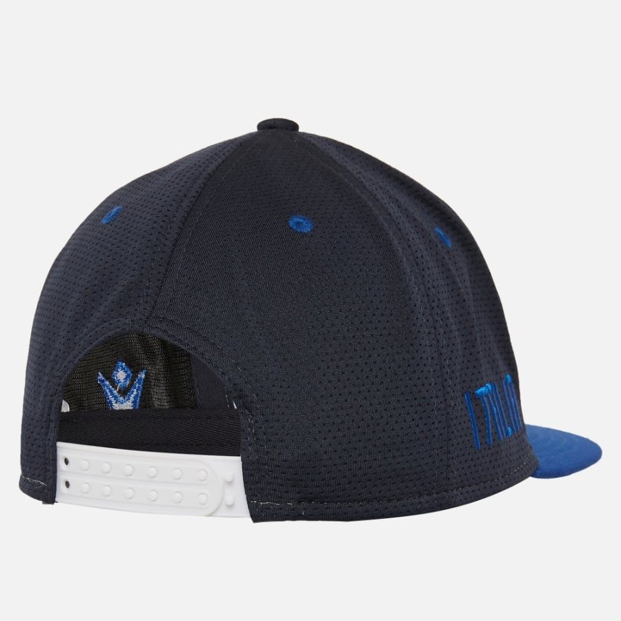 Tenues De Match Officielles Macron Federation Italienne De Rugby | Casquette Avec Visiere Plate De La Fir 2020/21 | Vetements De Sport Techniques Macron