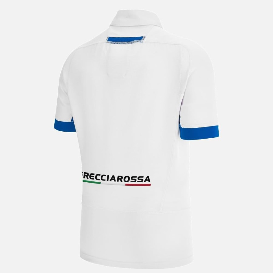 Tenues De Match Officielles Macron Federation Italienne De Rugby | Maillot De Match Exterieur Authentic Adulte Italia Rugby 2023/24