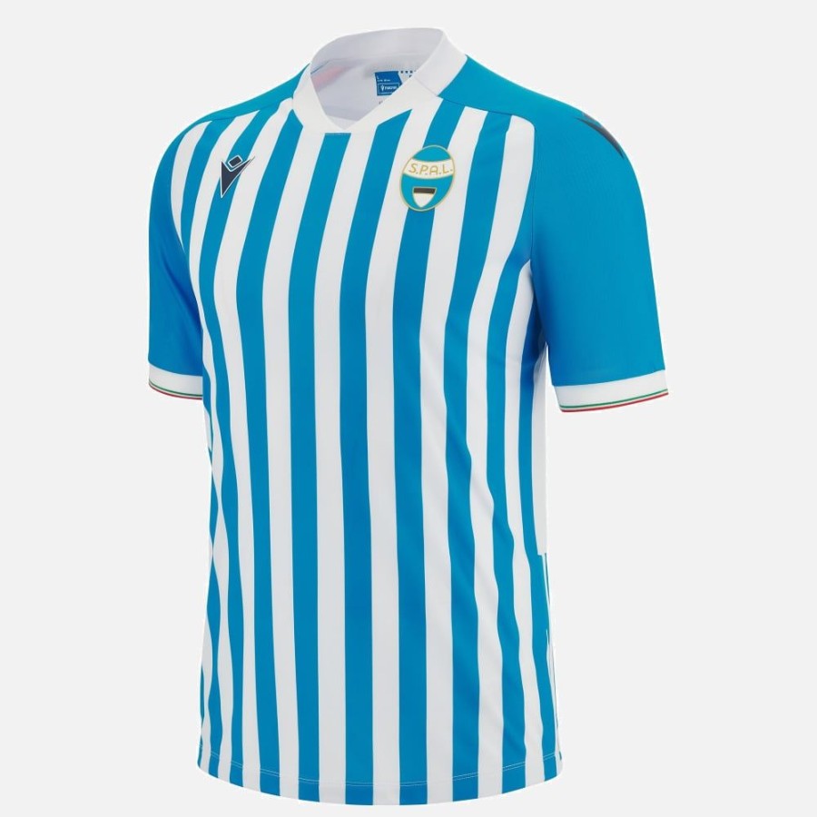 Tenues De Match Officielles Macron S.P.A.L. | Maillot De Match Domicile Adulte S.P.A.L. 2023/24