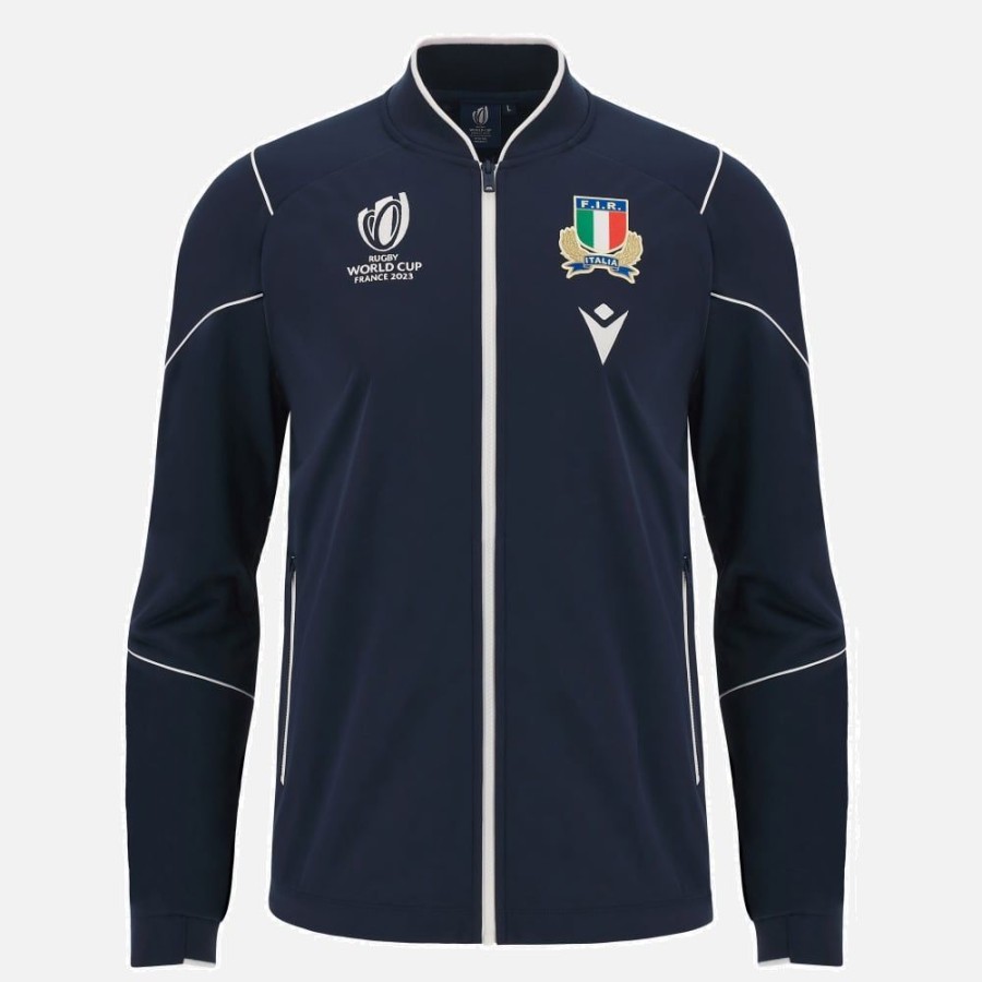 Tenues De Match Officielles Macron Federation Italienne De Rugby | Veste Anthem Adulte Rugby World Cup 2023 Italia Rugby