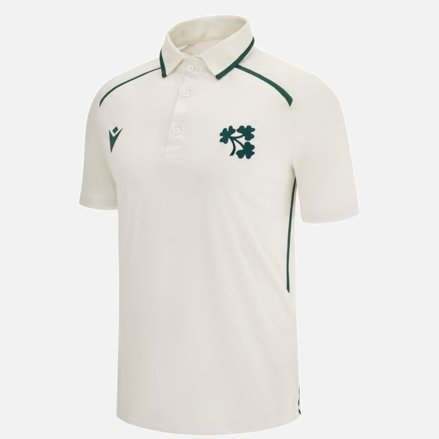 Tenues De Match Officielles Macron Ireland Cricket Team | Maillot De Match Test Adulte Ireland Cricket Team 2023/24