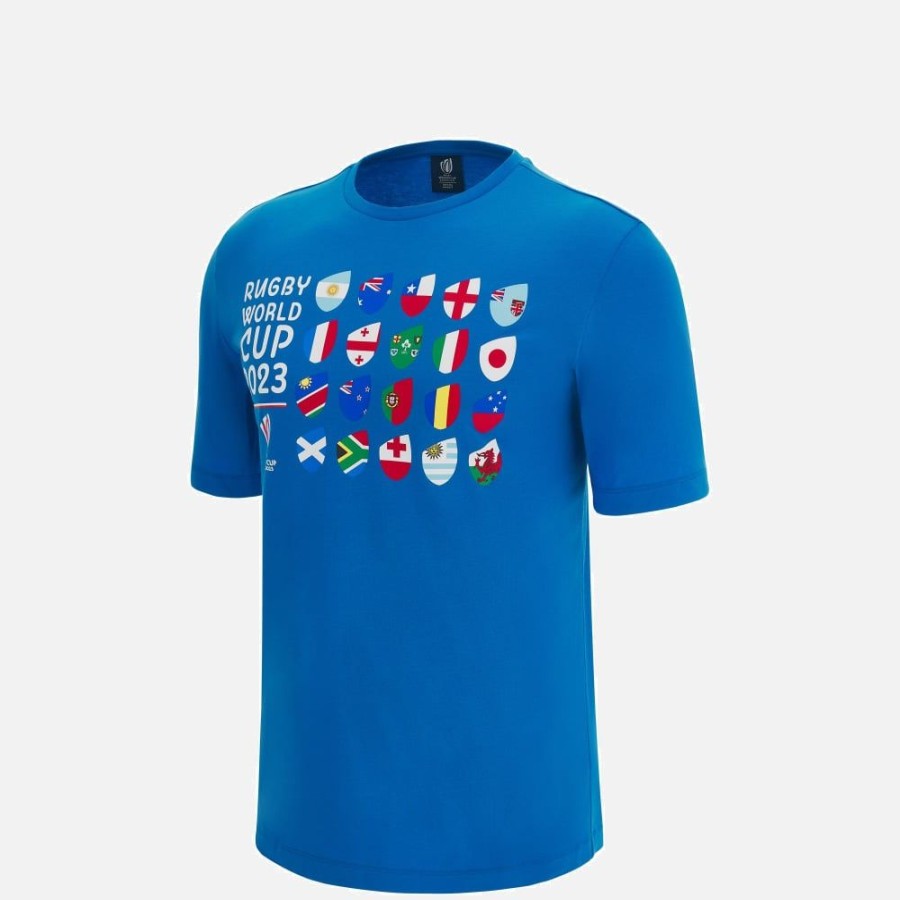 Tenues De Match Officielles Macron Rugby World Cup France 2023 | T-Shirt En Coton Enfant Rugby World Cup 2023