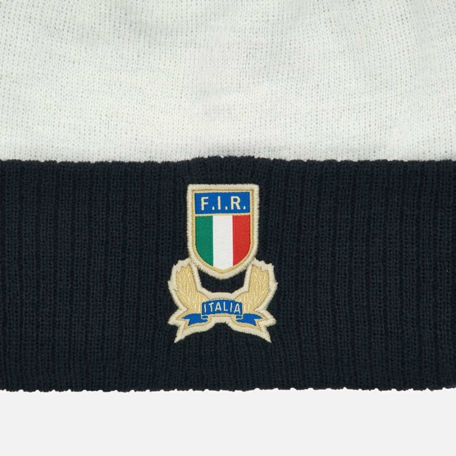 Tenues De Match Officielles Macron Federation Italienne De Rugby | Bonnet Avec Pompon Adulte Italia Rugby 2023/24