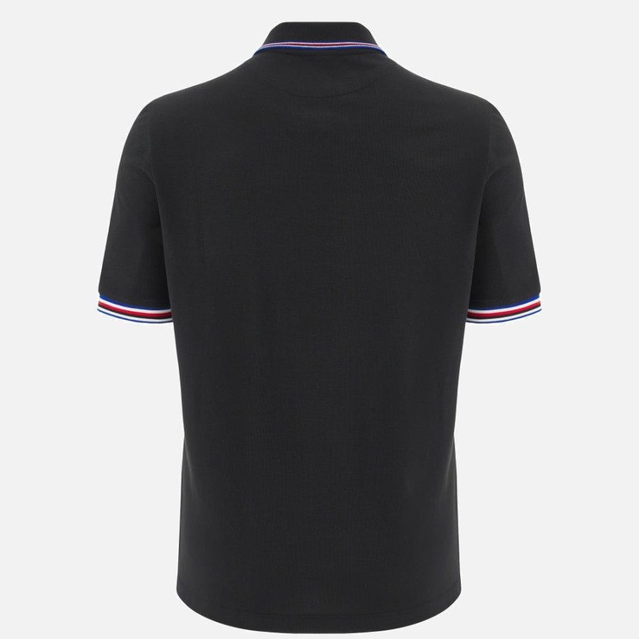 Tenues De Match Officielles Macron Uc Sampdoria | Polo De Voyage Adulte Uc Sampdoria 2023/24