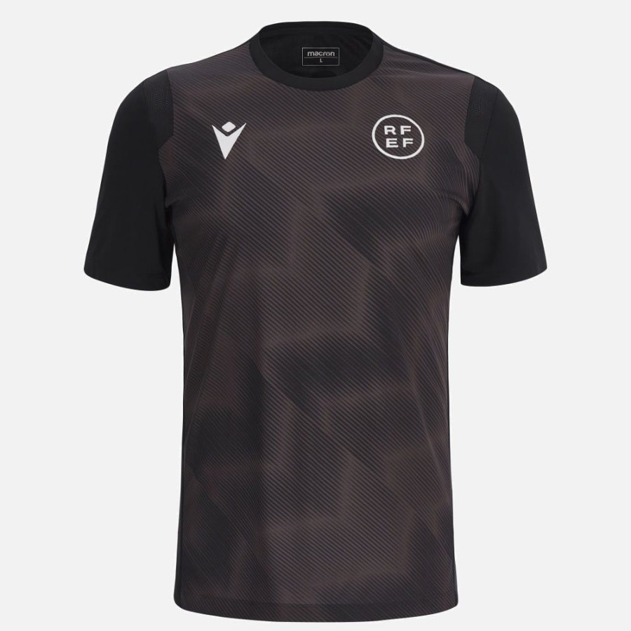 Tenues De Match Officielles Macron Rfef & Arbitres Espagnols | T-Shirt Entrainement Adulte Comite Tecnico De Arbitros 2022/24