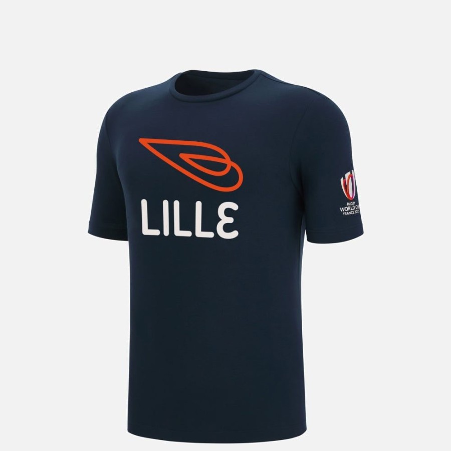 Tenues De Match Officielles Macron Rugby World Cup France 2023 | T-Shirt En Coton Enfant Rugby World Cup 2023