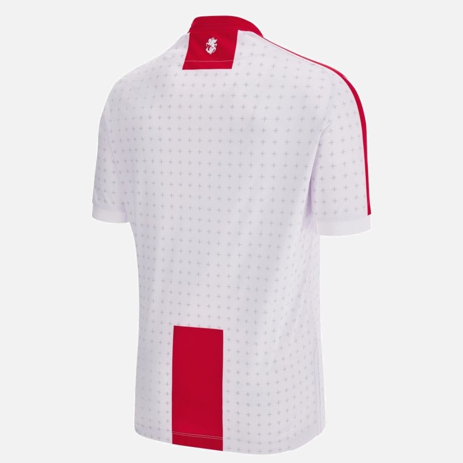 Tenues De Match Officielles Macron Federation Georgienne De Football | Maillot De Match Domicile Adulte Federation Georgienne De Football 2023/24