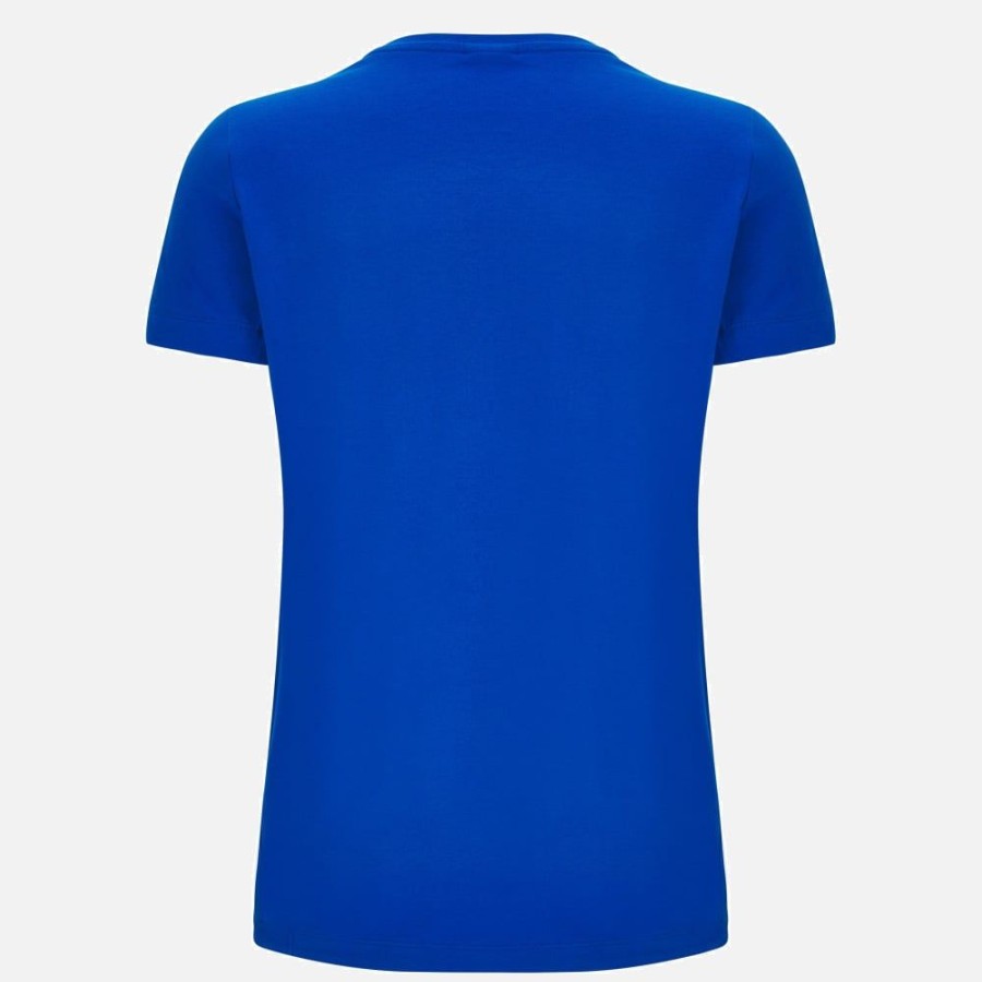 Tenues De Match Officielles Macron Italbasket | T-Shirt En Coton Femme Italbasket 2023/24