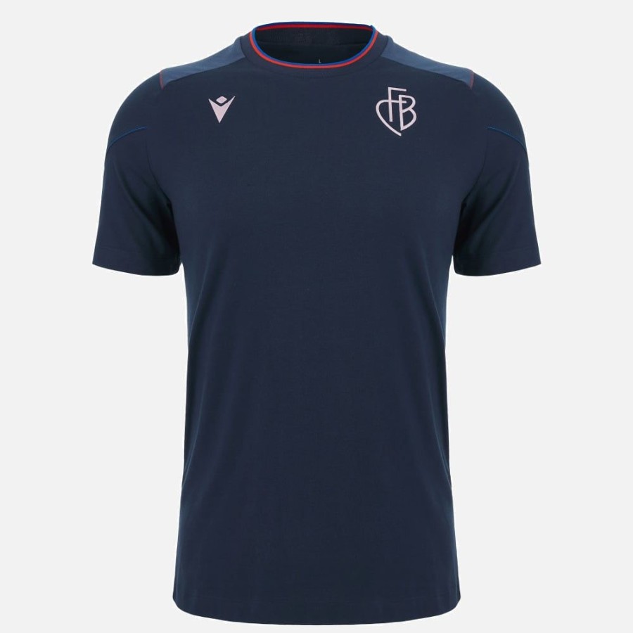 Tenues De Match Officielles Macron Fc Bale 1893 | T-Shirt De Voyage De Joueur Adulte Fc Basel 1893 2023/24