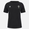 Tenues De Match Officielles Macron Rugby Du Pays De Galles | T-Shirt De Voyage Femme Galles Rugby 2023/24