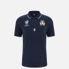 Tenues De Match Officielles Macron Federation Italienne De Rugby | Polo Player De Voyage Enfant Rugby World Cup 2023 Italia Rugby