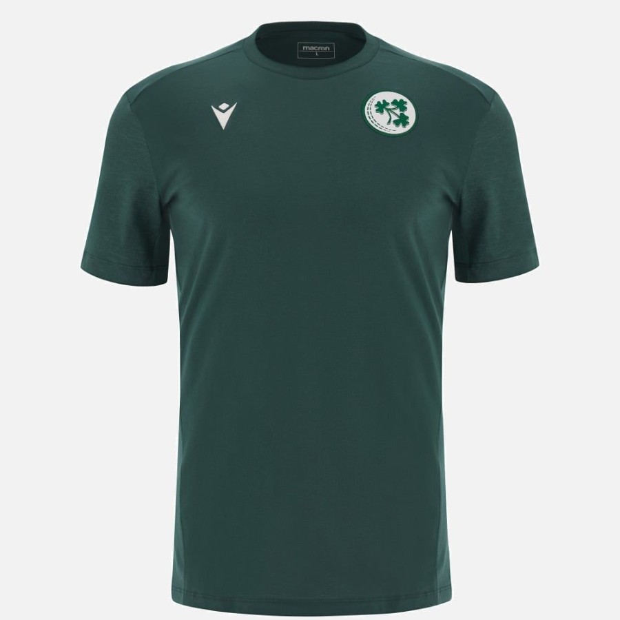 Tenues De Match Officielles Macron Ireland Cricket Team | T-Shirt En Coton Adulte Ireland Cricket Team 2023/24