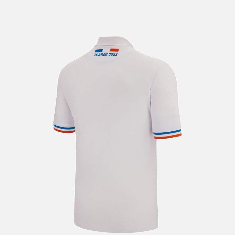 Tenues De Match Officielles Macron Rugby World Cup France 2023 | Polo Pique En Coton Enfant Rugby World Cup 2023