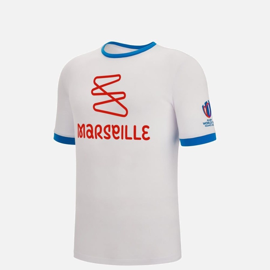 Tenues De Match Officielles Macron Rugby World Cup France 2023 | T-Shirt En Coton Enfant Rugby World Cup 2023