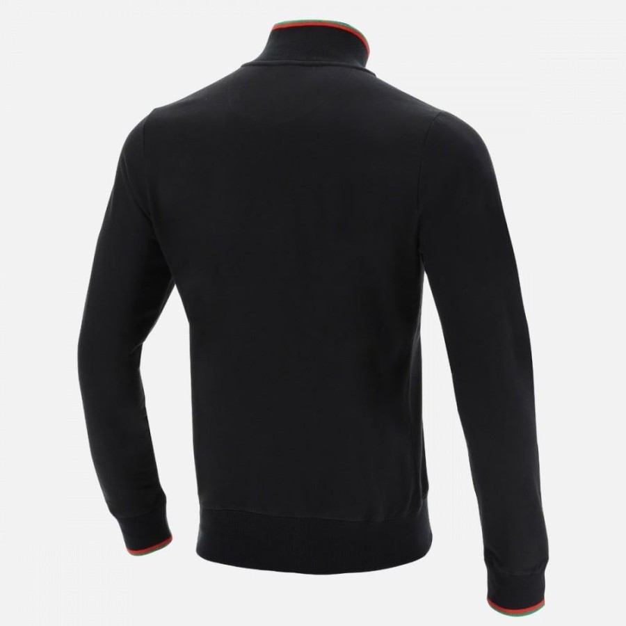 Tenues De Match Officielles Macron Rugby Du Pays De Galles | Sweatshirt Gratte Ligne Supporter Du Pays De Galles Rugby 2020/21 | Vetements De Sport Techniques Macron