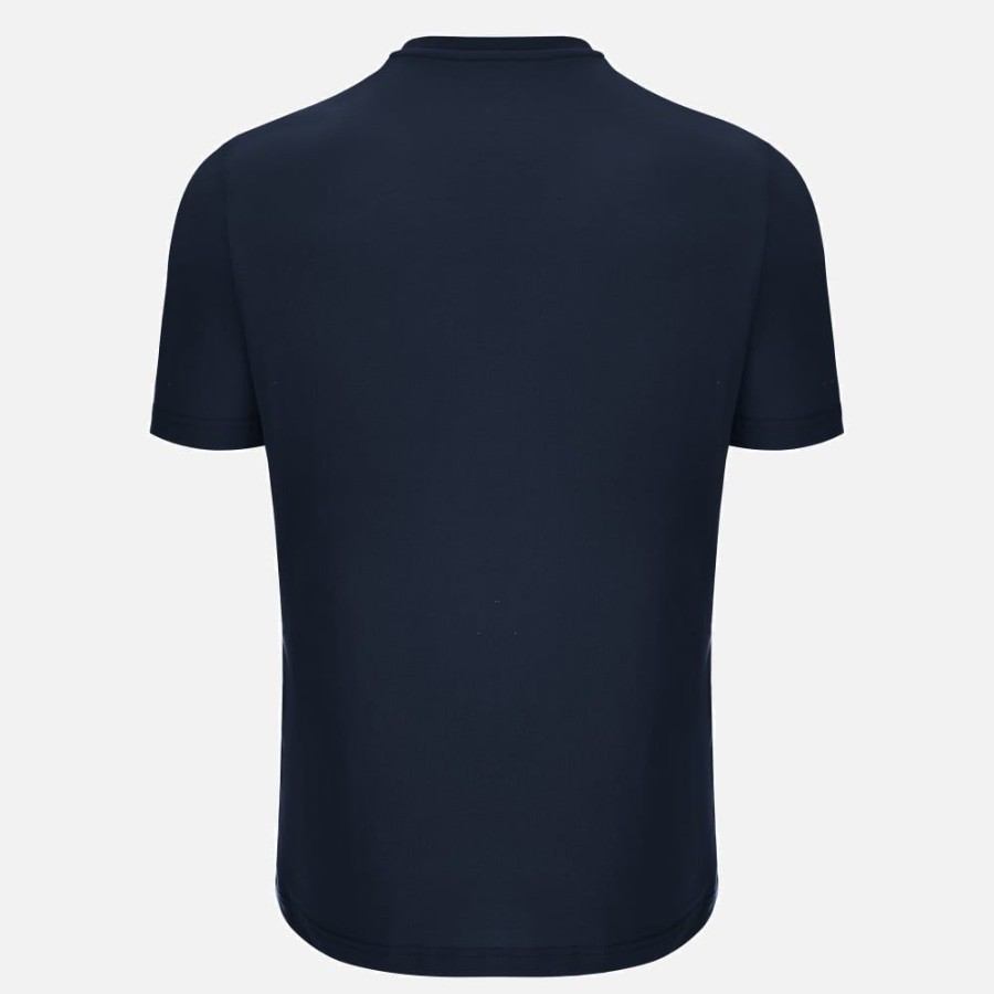 Tenues De Match Officielles Macron Bologna Fc 1909 | T-Shirt Navy Ligne Supporter Adulte Bologna Fc 1909 2023/24