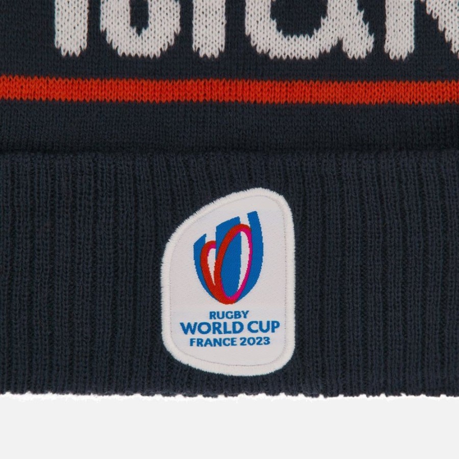 Tenues De Match Officielles Macron Rugby World Cup France 2023 | Bonnet Avec Pompon Adulte Rugby World Cup 2023