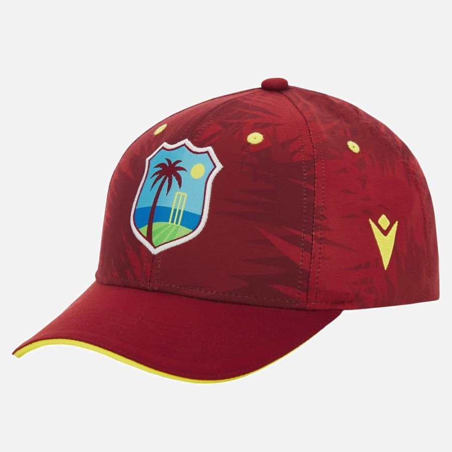 Tenues De Match Officielles Macron West Indies Cricket | Casquette Officielle Odi West Indies Cricket 2023/24