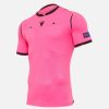 Tenues De Match Officielles Macron Arbitres Uefa | Maillot Arbitre Neon Rose Uefa Euro 2020 | Vetements De Sport Techniques Macron