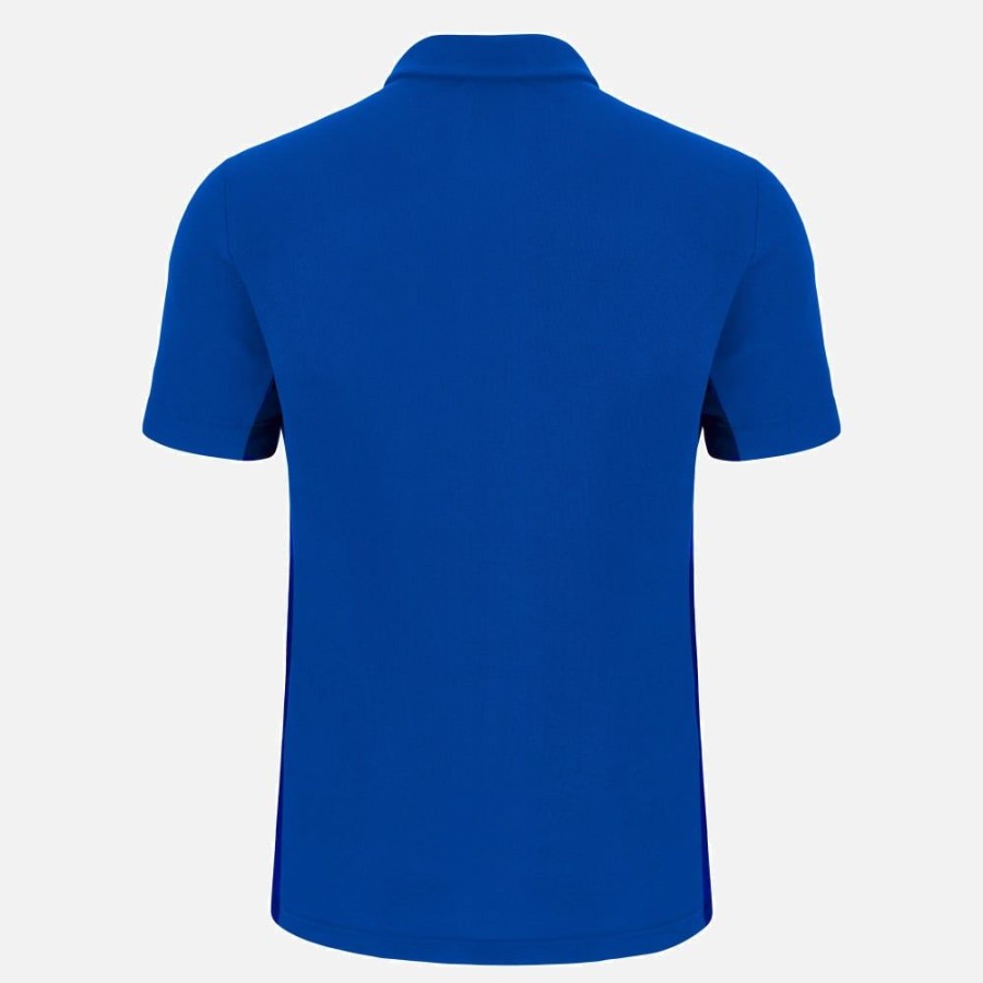 Tenues De Match Officielles Macron Italbasket | Polo Officiel En Polycotton Adulte Italbasket 2023/24