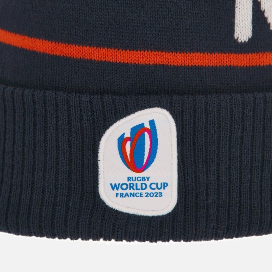 Tenues De Match Officielles Macron Rugby World Cup France 2023 | Bonnet Avec Pompon Adulte Rugby World Cup 2023