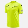 Tenues De Match Officielles Macron Arbitres Uefa | Maillot Arbitre Neon Jaune Uefa 2023/25