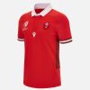 Tenues De Match Officielles Macron Rugby Du Pays De Galles | Maillot De Match Domicile Adulte Special Edition Rugby World Cup 2023 Galles Rugby