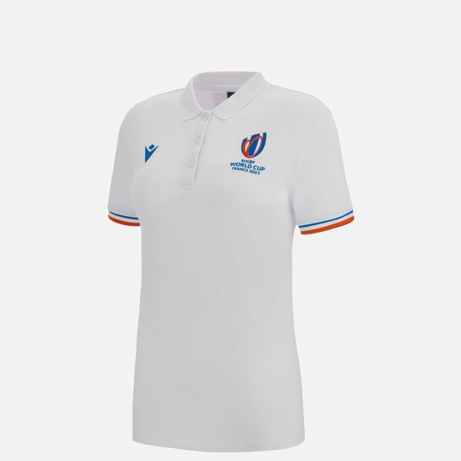 Tenues De Match Officielles Macron Rugby World Cup France 2023 | Polo Pique En Coton Enfant Rugby World Cup 2023