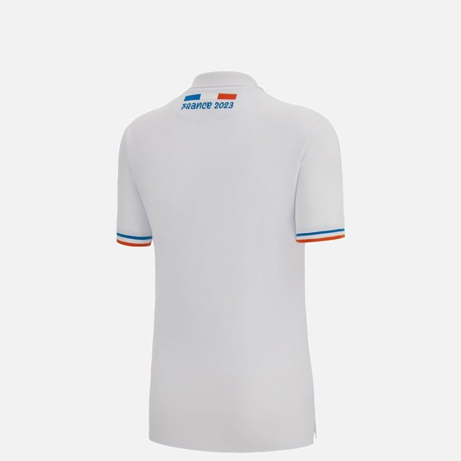 Tenues De Match Officielles Macron Rugby World Cup France 2023 | Polo Pique En Coton Enfant Rugby World Cup 2023