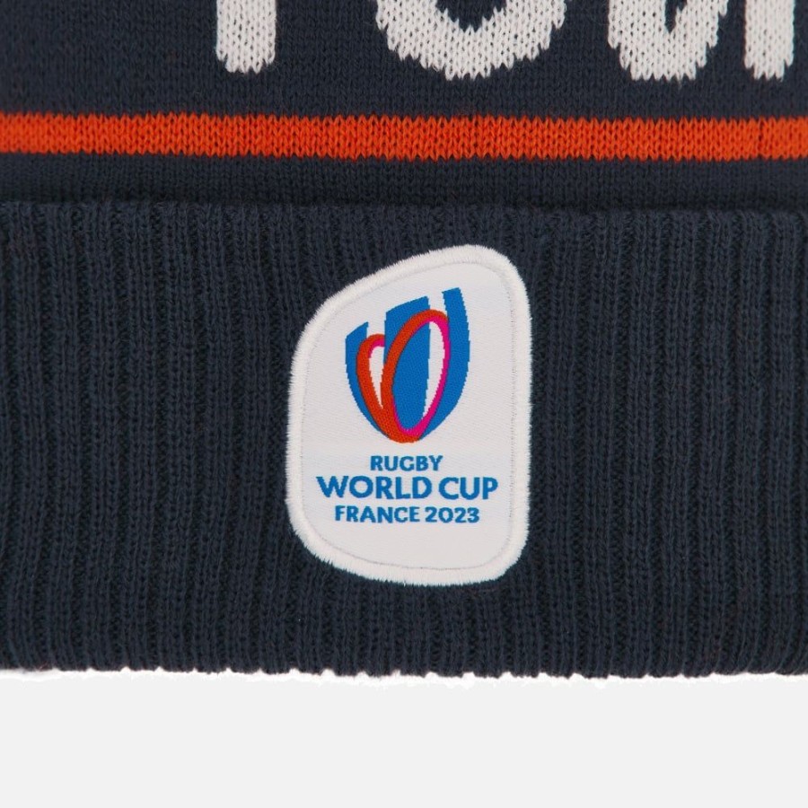 Tenues De Match Officielles Macron Rugby World Cup France 2023 | Bonnet Avec Pompon Adulte Rugby World Cup 2023