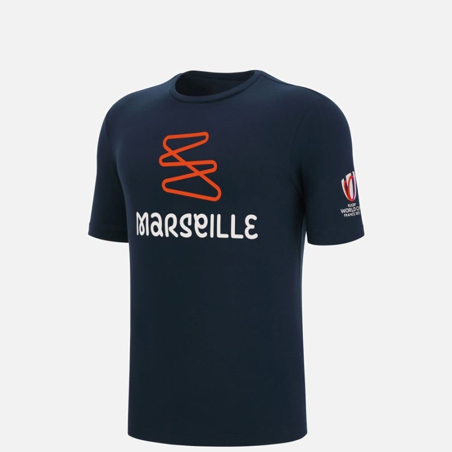 Tenues De Match Officielles Macron Rugby World Cup France 2023 | T-Shirt En Coton Enfant Rugby World Cup 2023