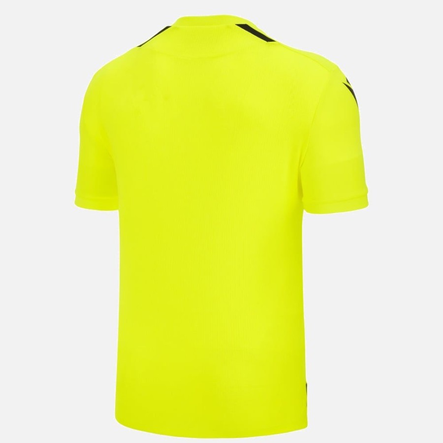 Tenues De Match Officielles Macron Rfef & Arbitres Espagnols | Maillot Arbitre Neon Jaune Comite Tecnico De Arbitros 2022/24