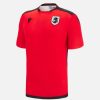 Tenues De Match Officielles Macron Federation Georgienne De Football | Maillot De Match Exterieur Adulte Federation Georgienne De Football 2022/23 | Vetements De Sport Techniques Macron