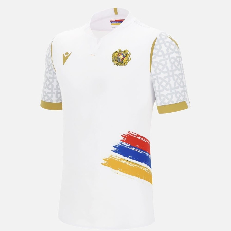 Tenues De Match Officielles Macron Federation De Football D'Armenie | Troisieme Maillot De Match Adulte Federation De Football D'Armenie 2022/23