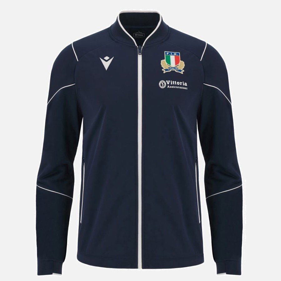 Tenues De Match Officielles Macron Federation Italienne De Rugby | Veste Anthem Adulte Italia Rugby 2023/24