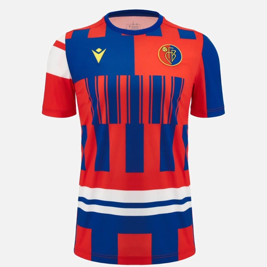 Tenues De Match Officielles Macron Fc Bale 1893 | T-Shirt Entrainement Adulte Fc Basel 1893 2023/24