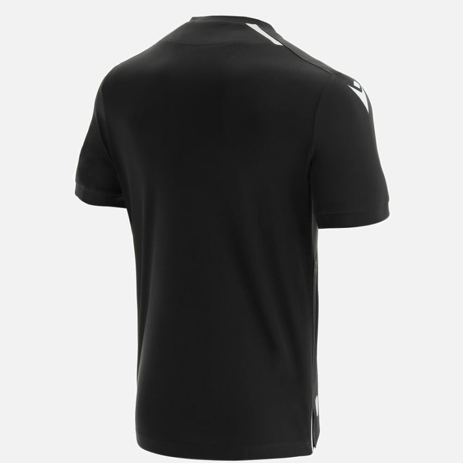 Tenues De Match Officielles Macron Arbitres Uefa | Maillot Arbitre Noir Uefa 2021 | Vetements De Sport Techniques Macron