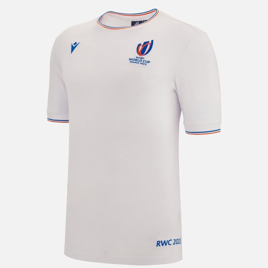 Tenues De Match Officielles Macron Rugby World Cup France 2023 | T-Shirt En Coton Adulte Rugby World Cup 2023