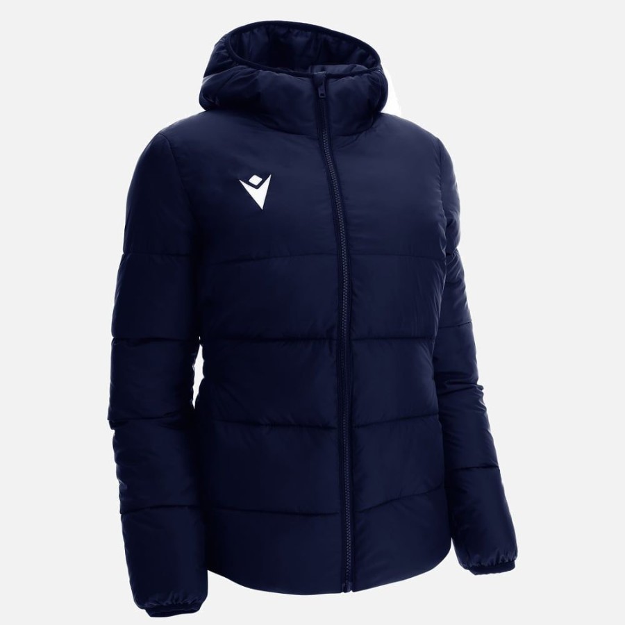 Freetime Macron Vestes | Veste Matelassee Pour Femme Avec Capuche Makalu | Vetements De Sport Techniques Macron