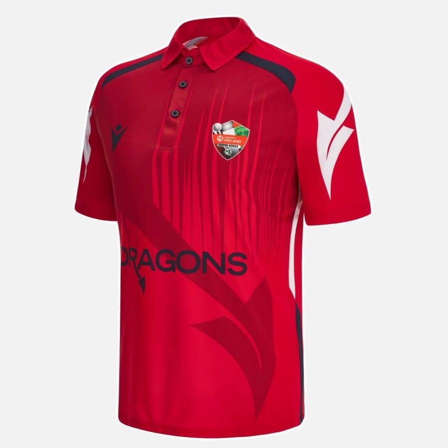 Tenues De Match Officielles Macron Ireland Cricket Team | Maillot De Match Adulte Dragons 2023/24