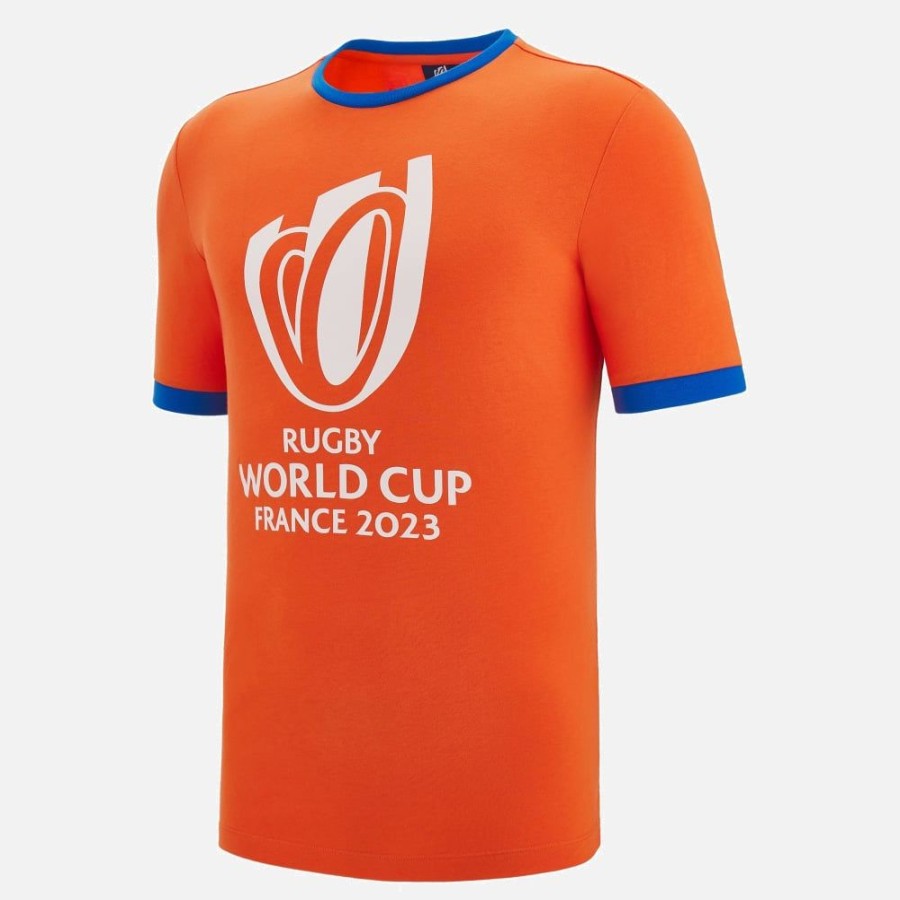 Tenues De Match Officielles Macron Rugby World Cup France 2023 | T-Shirt En Coton Adulte Rugby World Cup 2023