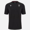 Tenues De Match Officielles Macron Rugby Du Pays De Galles | T-Shirt De Voyage Adulte Galles Rugby 2023/24