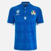 Tenues De Match Officielles Macron Federation Italienne De Rugby | Maillot De Match Domicile Replique En Coton Adulte Rugby World Cup 2023 Italia Rugby